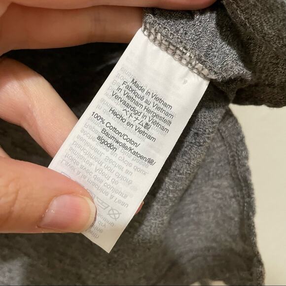 Madewell Grey Long Sleeve Lightweight Turtleneck Sweater Womens M Classic Preppy - Picture 4 of 8